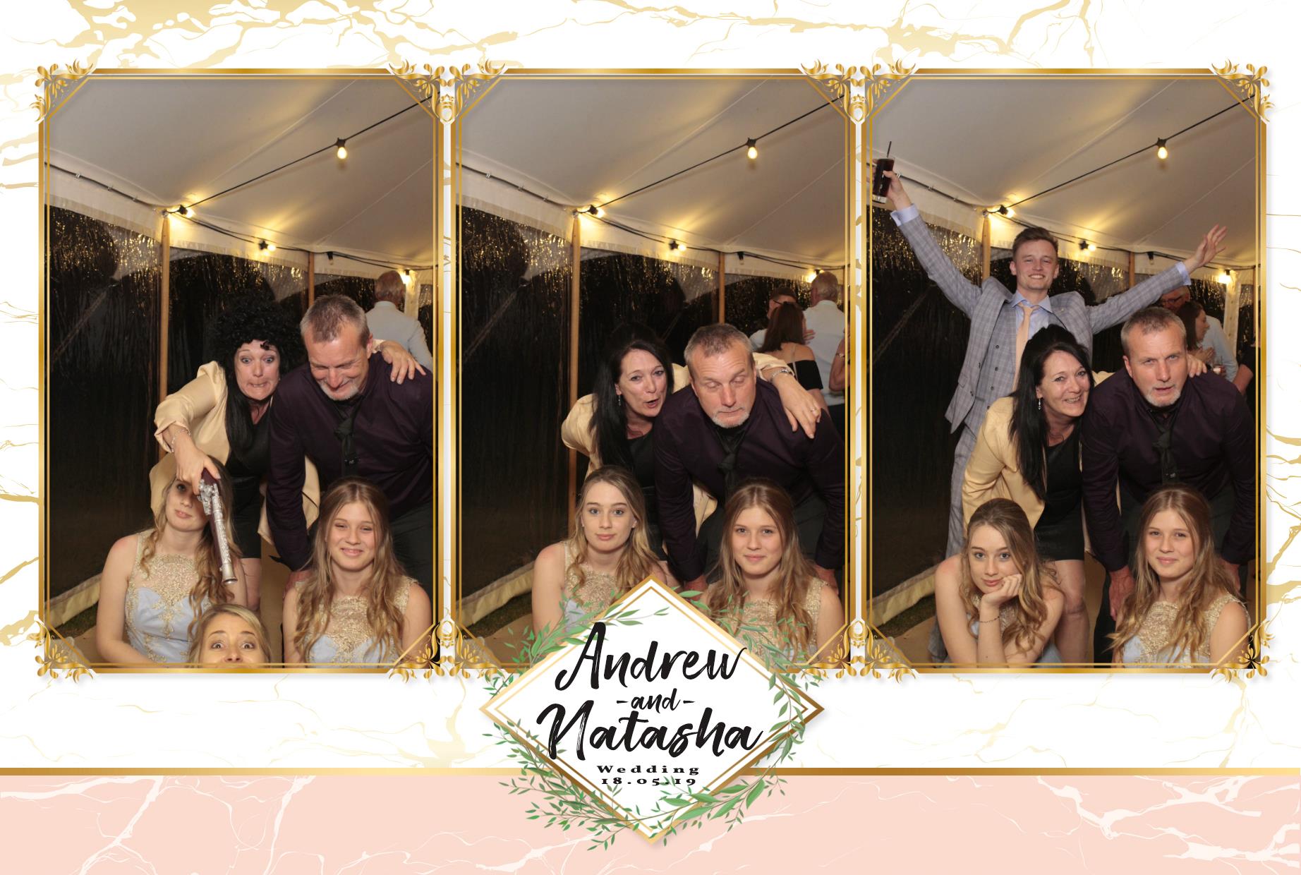 Andrew & Natasha's Wedding  | View more photos from the event at gallery.myphotoboothexperience.co.uk/u/MyPhotoBoothExperienceLtd/Andrew-Natashas-Wedding